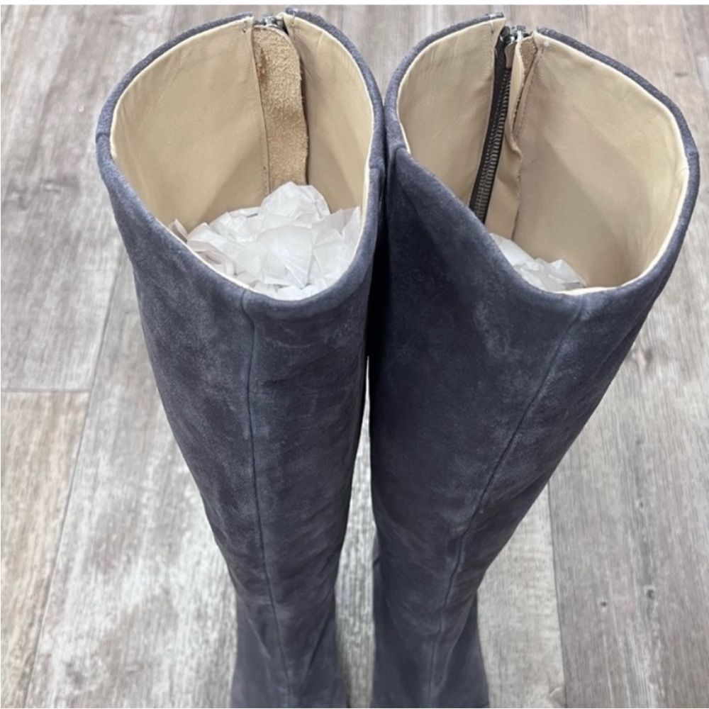 Rag & Bone Ashby Knee High Boot Granite Suede 9.5 - Picture 2 of 2
